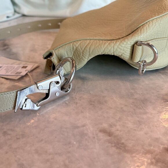 Burberry Knight Pale Green Leather Shoulder Bag with Silver hardware - Picture 14 of 16